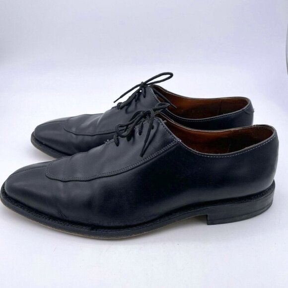 Allen Edmonds Men Berkeley Split Toe Oxford Dress Leather Shoes Black Size 9/10 main image 7